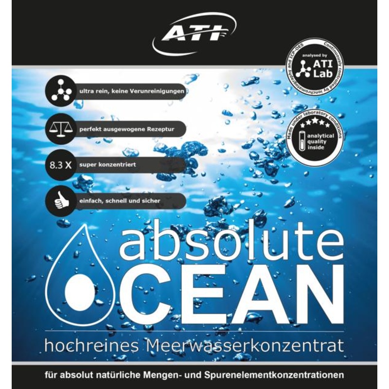 ATI Absolute Ocean 2x 10,2 Liter Meerwasserkonzentrat (fr 170L)