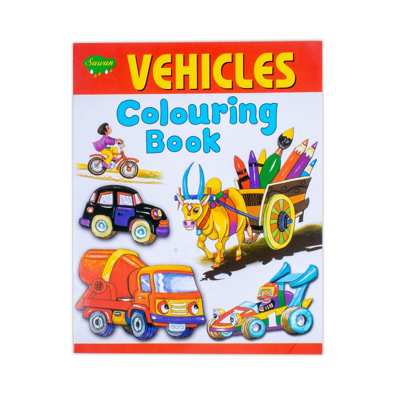 Vehicles Colouring Book 1pc