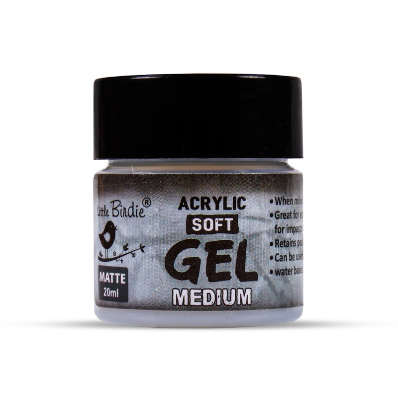 Acrylic Soft Gel Medium Matte 20ml Bottle