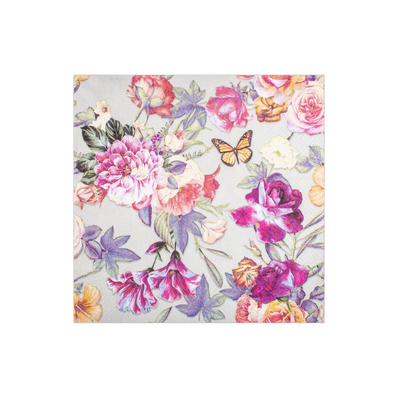 Decoupage Napkin Blooming Paradise 13in X 13in 3 Ply 1pc