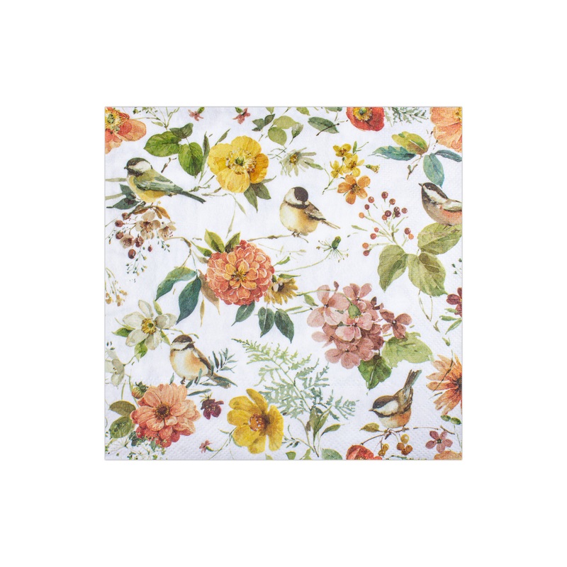 Decoupage Napkin Finch Garden 13 X 13inch 3 Ply 1pc
