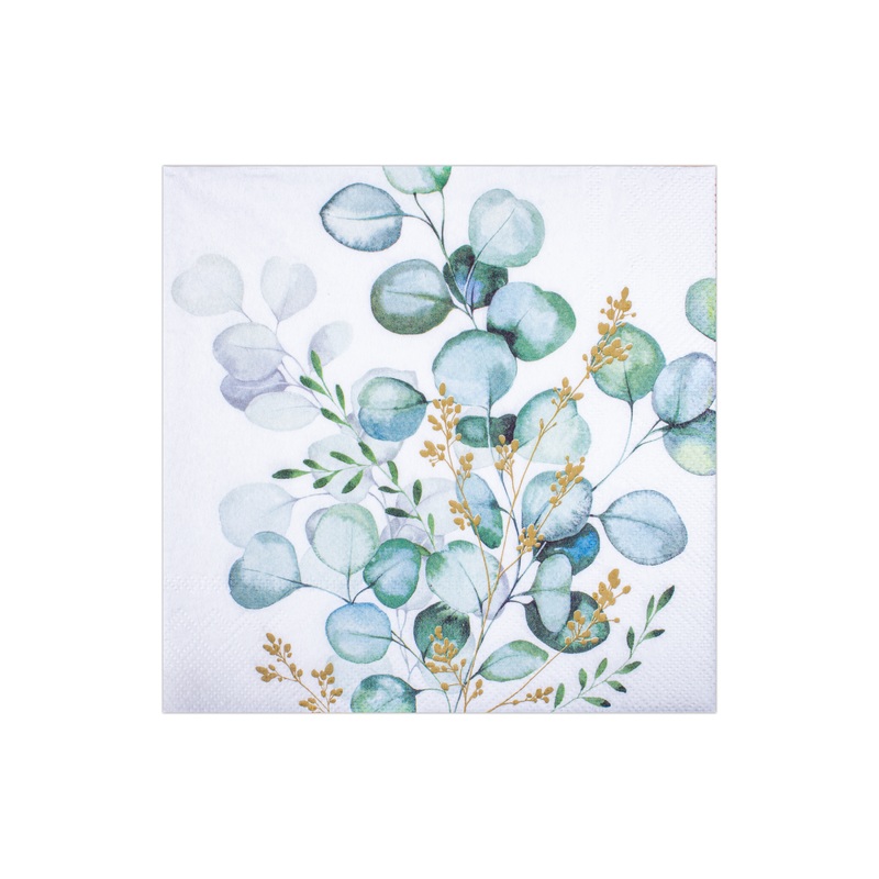 Decoupage Napkin Pearl Acacia 13in X 13in 3 Ply 1pc