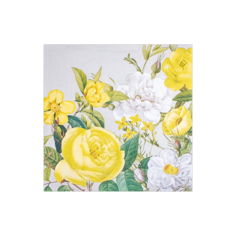 Decoupage Napkin Sunny Peonies 13in X 13inch 3 Ply 1pc