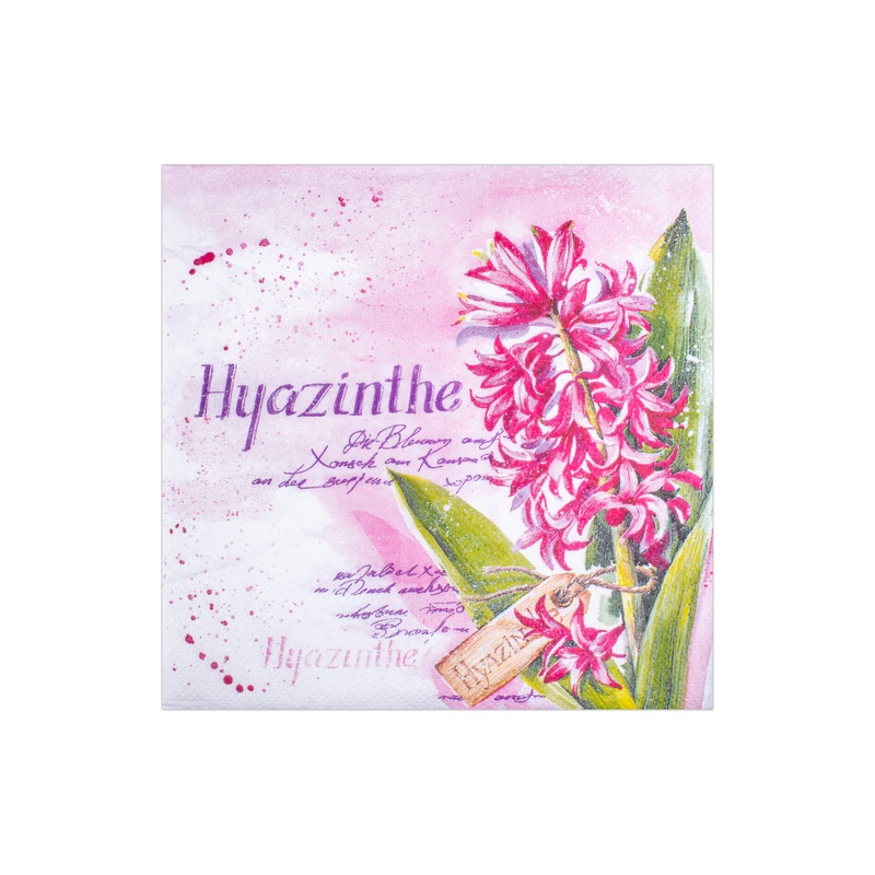 Decoupage Napkin Vintage Hyacinth 13in X 13in 3Ply 1pc