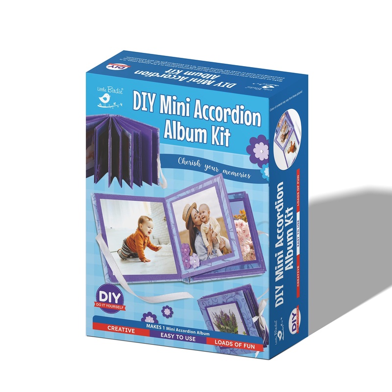 Diy Mini Accordion Album Kit 1 Box