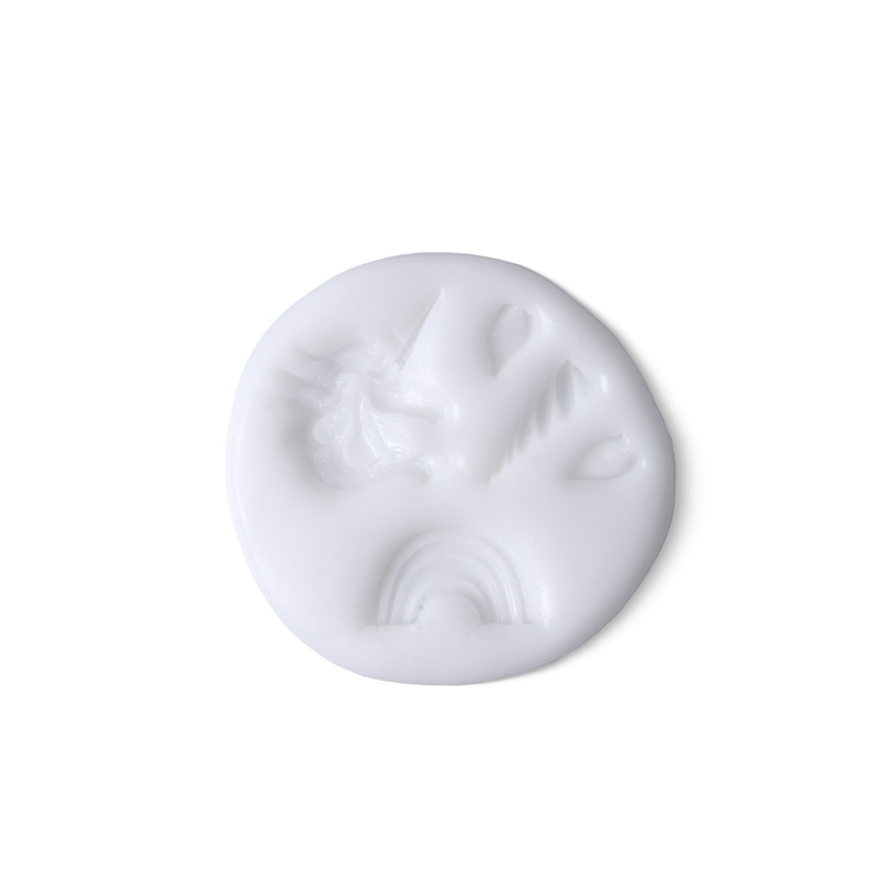 Silicone Mould Rainbow Unicorn 6.5 X 6.3cm D-0.9 1pc