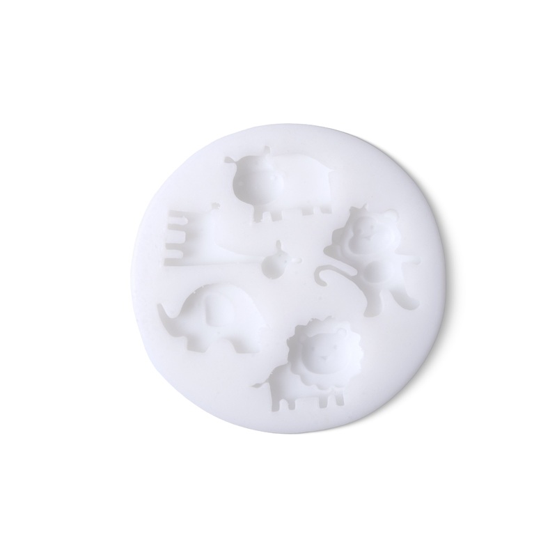 Silicone Mould Wild Animals 7.1 Dia D-1.1cm 1pc