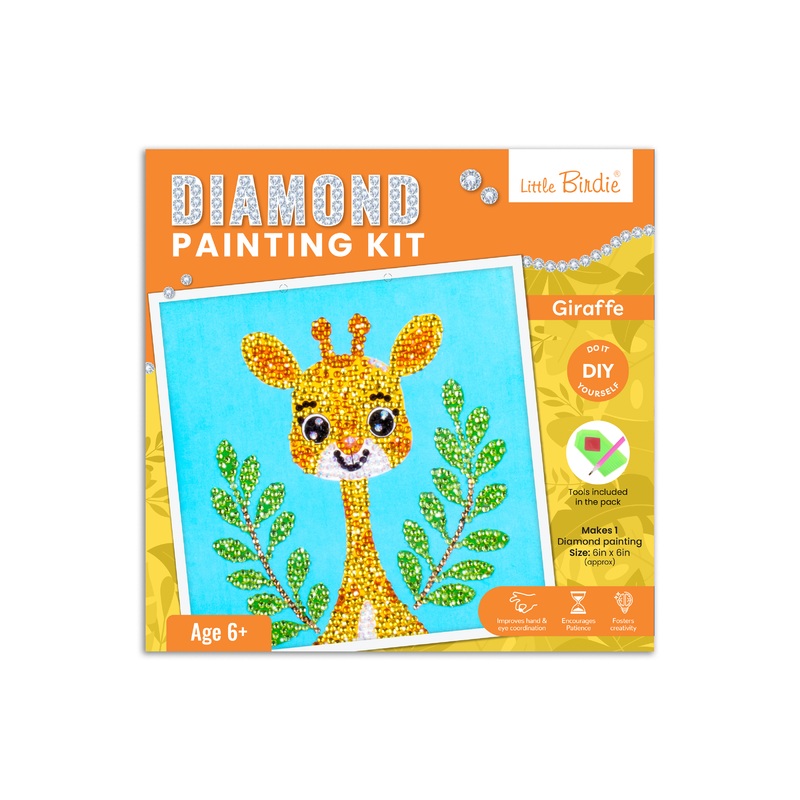 DIY Diamond Painting Kit – Giraffe, 1Box