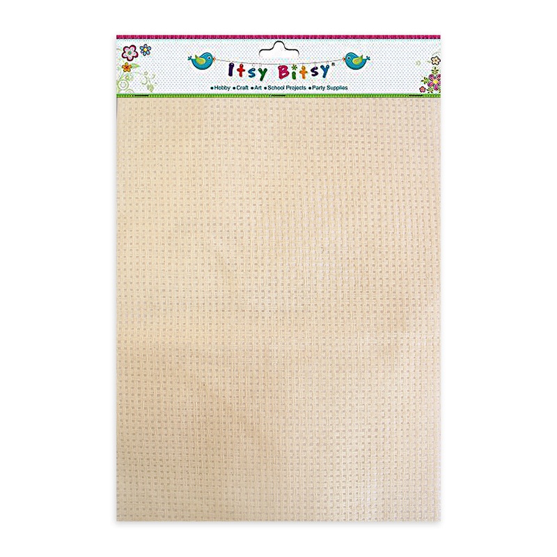 Aida Cross Stich Cloth (Matty Fabric) 16.5X12 inch 1No