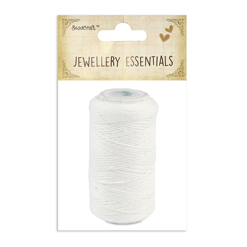 Cotton White Cord 50M