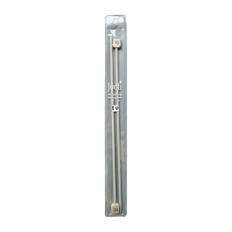 Extra Aluminum Knitting Needle 25Cm (No.10) 2Pcs Pb Jyoti