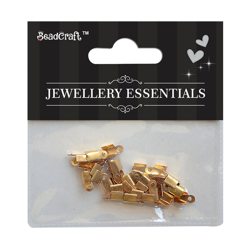 Findings End Piece F4 Gold 30Pc