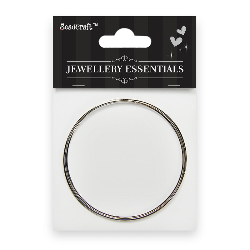 Findings Memory Wire Medium Nickle 5Lines