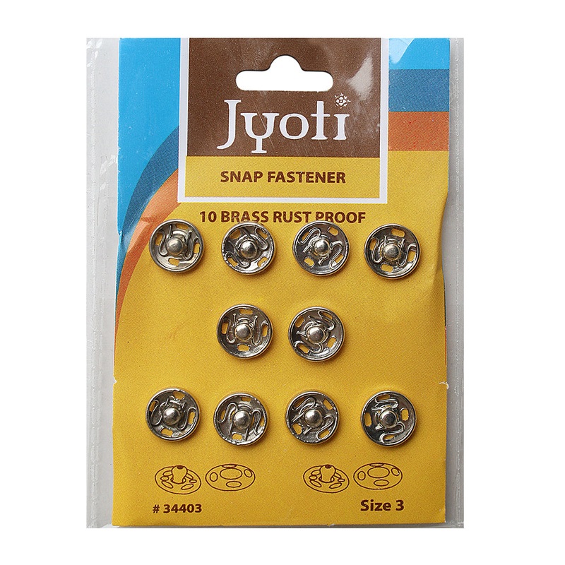 Snap Fasteners No.3 10pcs