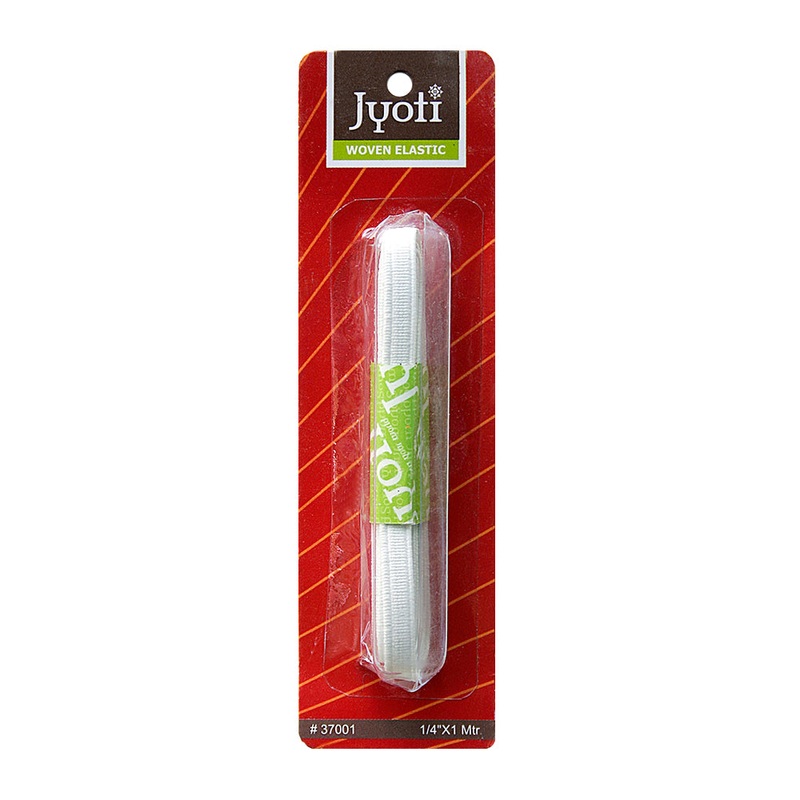Woven Elastic 1/4“ 1Pk Blister Jyoti