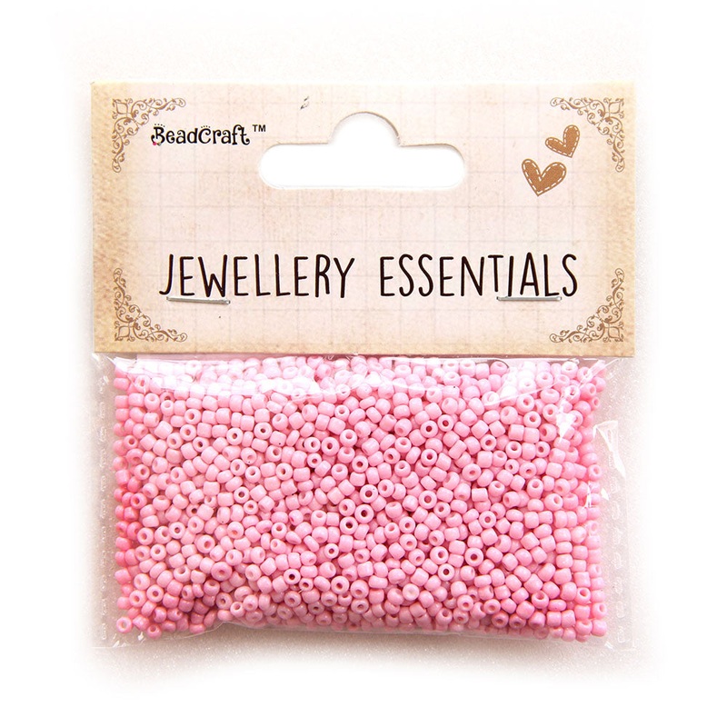 Seed Beads Pink 2Mm 30Gm