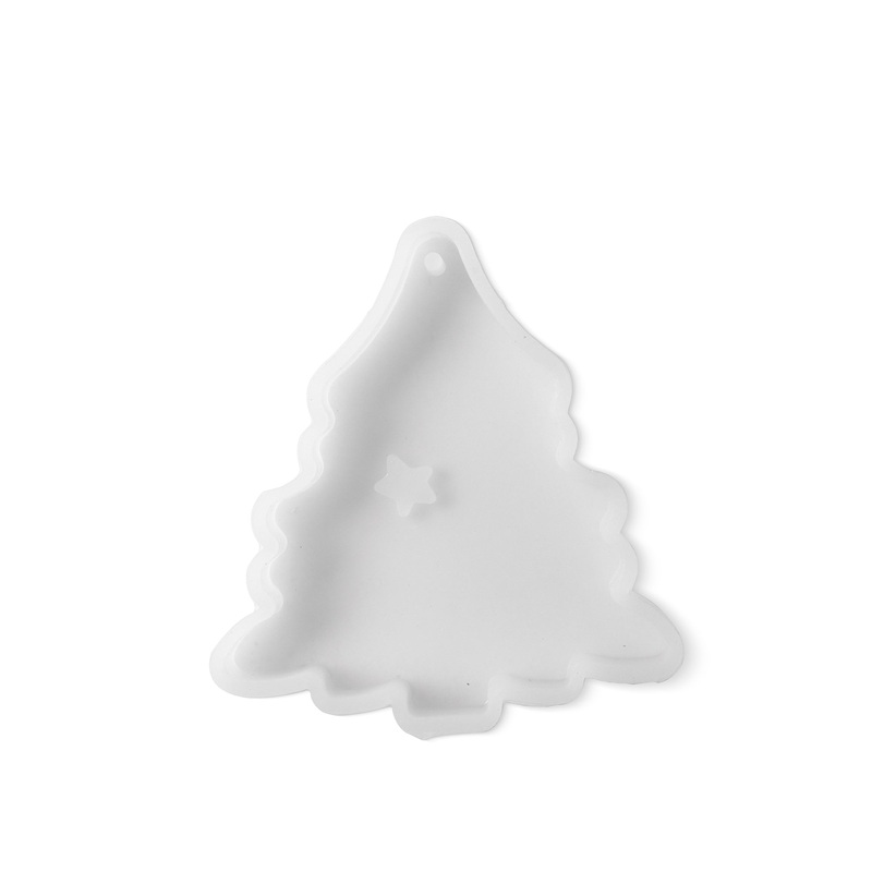 Silicone Mould For Hanging Ornament Christmas Tree 1pc