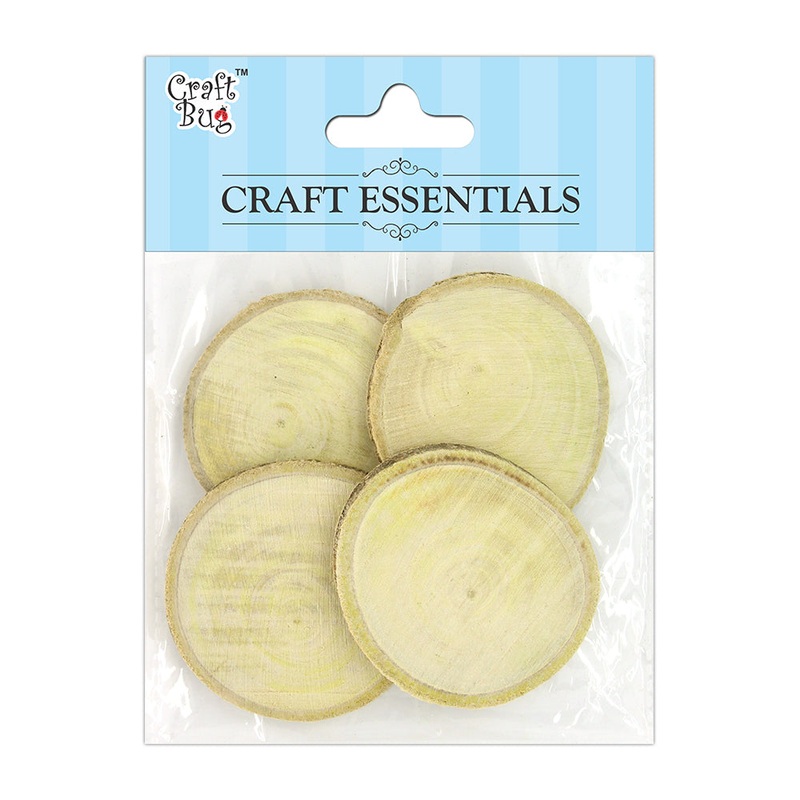 Wooden Discs 65Mmx6Mm 4Pc