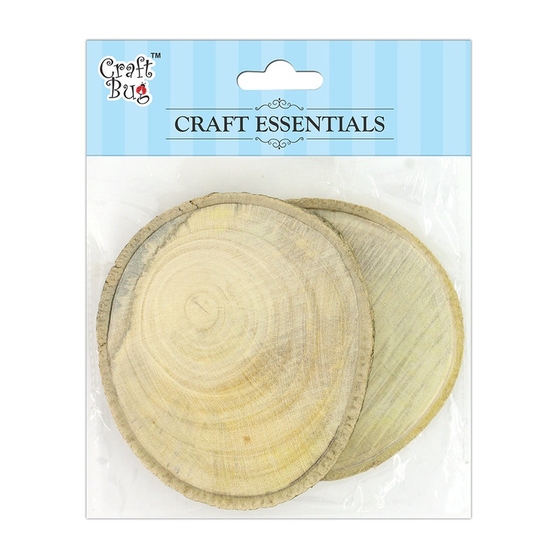 Wooden Discs 90Mmx7Mm Approx 2Pc Ib