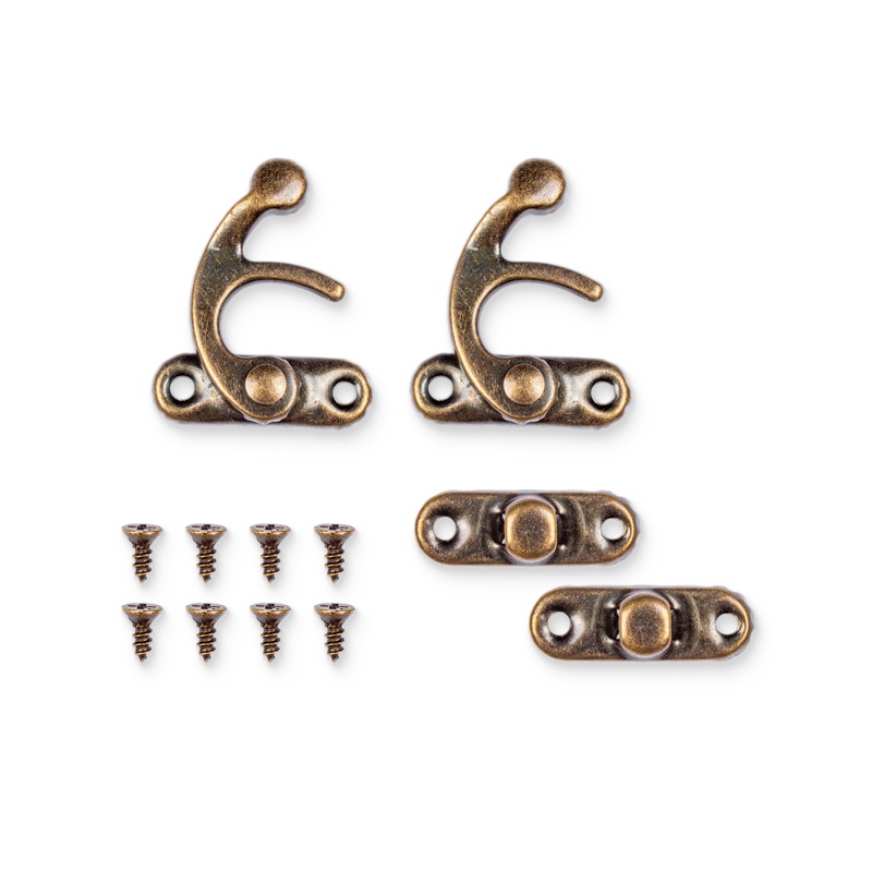 Antique Thumb Latch With Screw 4Pcs Ib