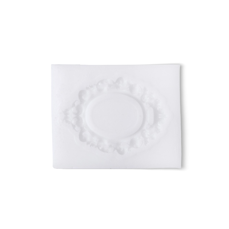 Silicone Mould Antique Frame 5cm X 4cm 9mm Thickness