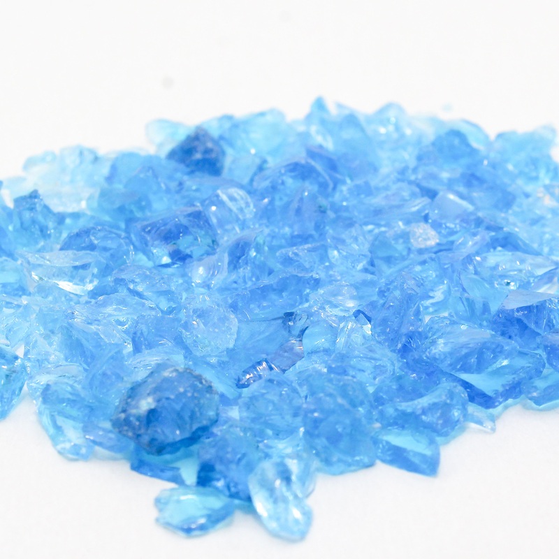 Crushed Glass Aqua Shimmer 95G Bottle Lb