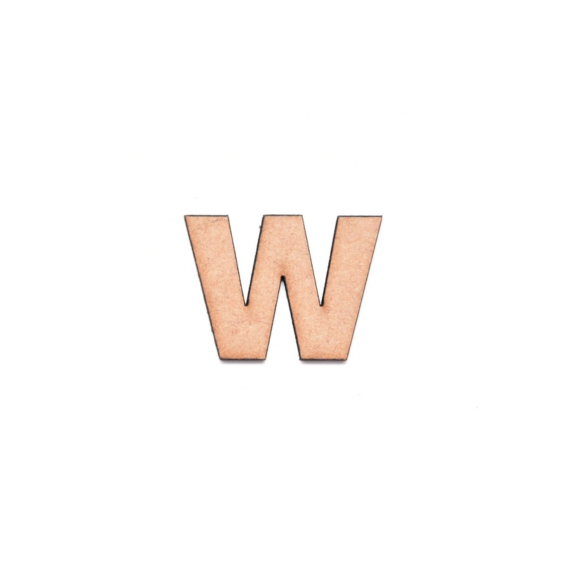 Mdf Alphabet Upper Case W 1Inch 2Mm Thick 1Pc