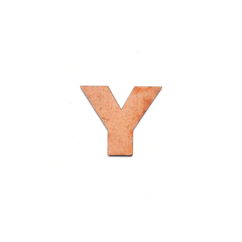 Mdf Alphabet Upper Case Y 1Inch 2Mm Thick 1Pc