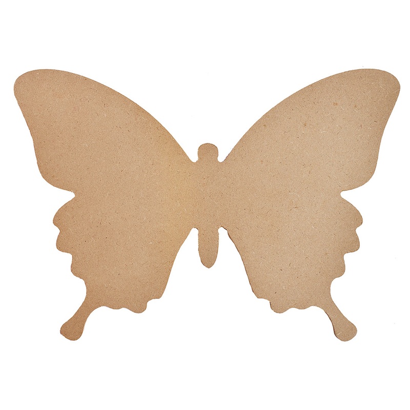 Mdf Butterfly W12 X H8.5Inch 5.5Mm Thick 1Pc Lb