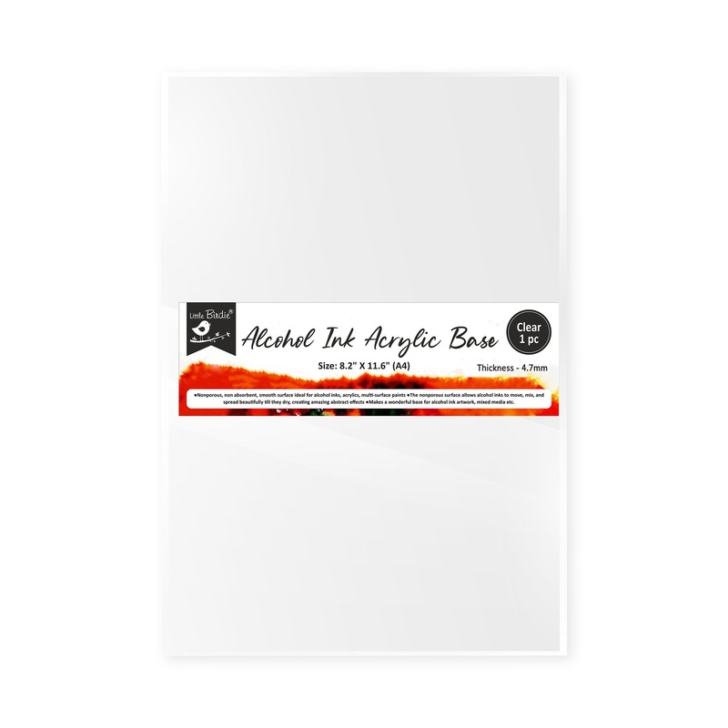 Acrylic Base Clear 3.7Mm Thickness A4 1Pc Shrink Lb