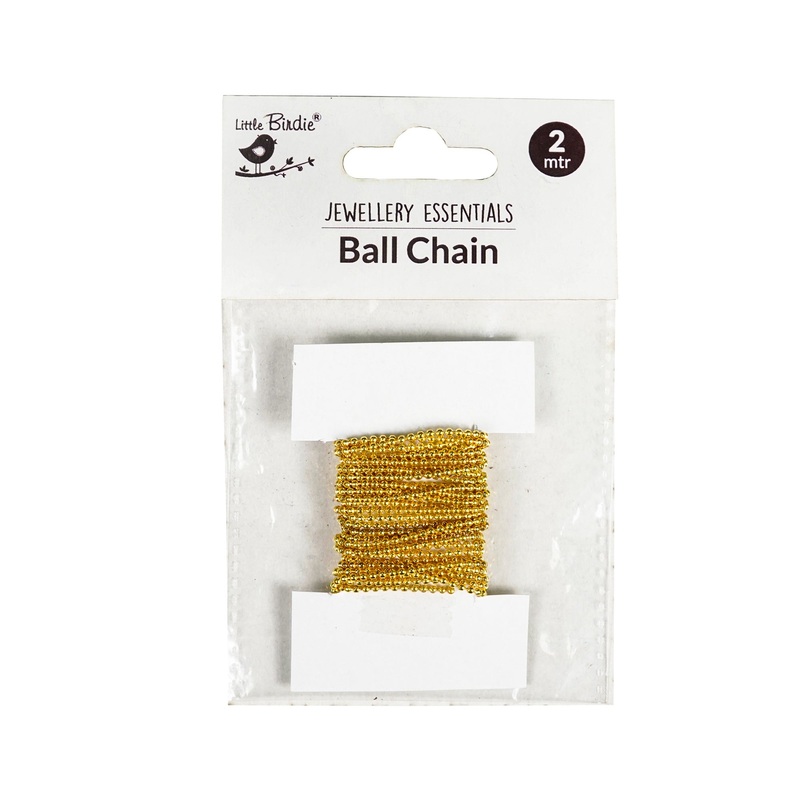 Ball Chain Gold 1.5Mm 2Mtr