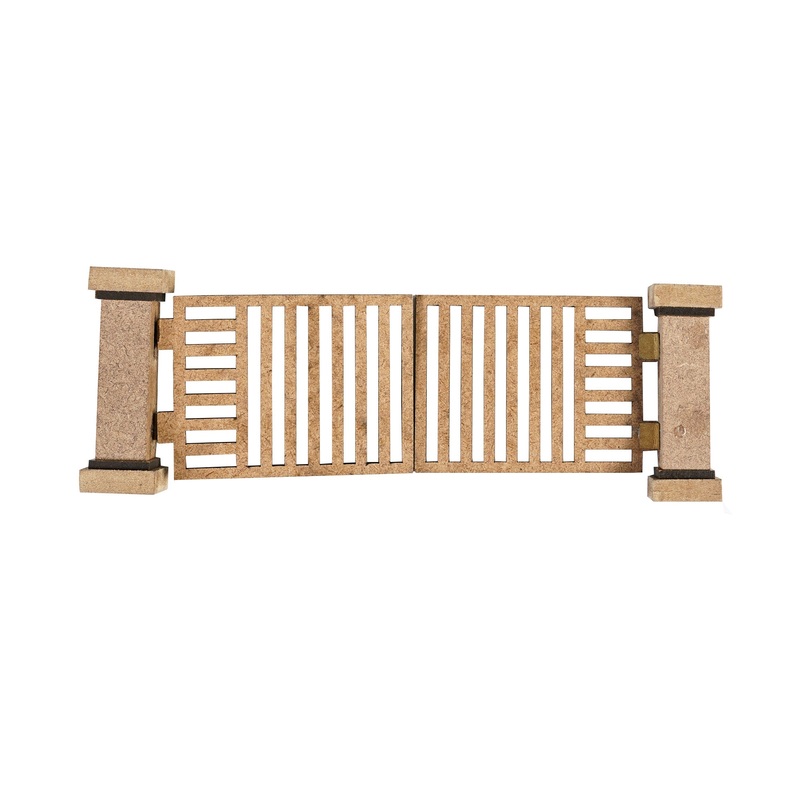 Build A Home Modern Gate W157.9 X H54.2 mm 4pc
