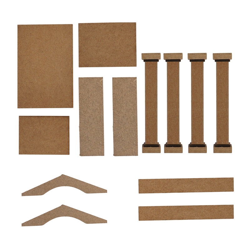 Build A Home Portico W120 X H127 mm 13pc