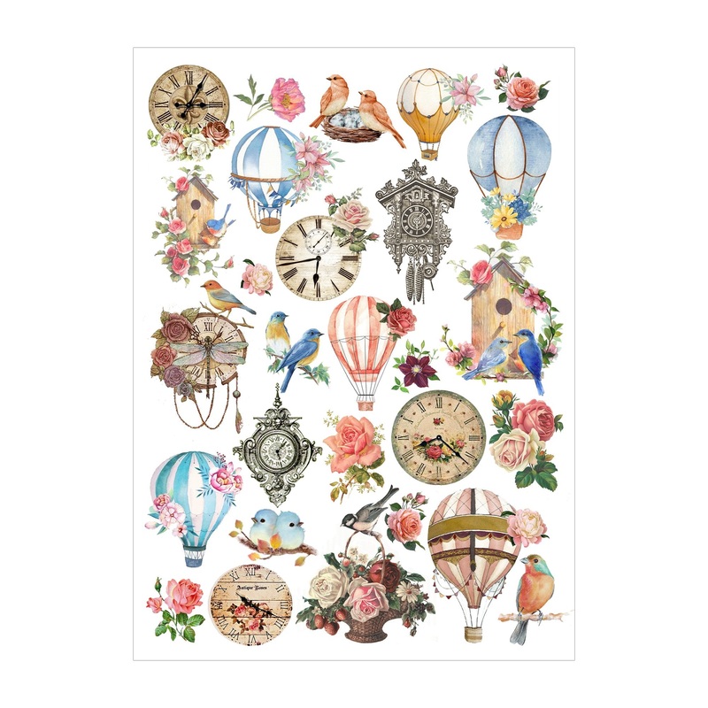 Deco Transfer Sheet Fly High 10Inch X 7.5Inch 1Pc Lb