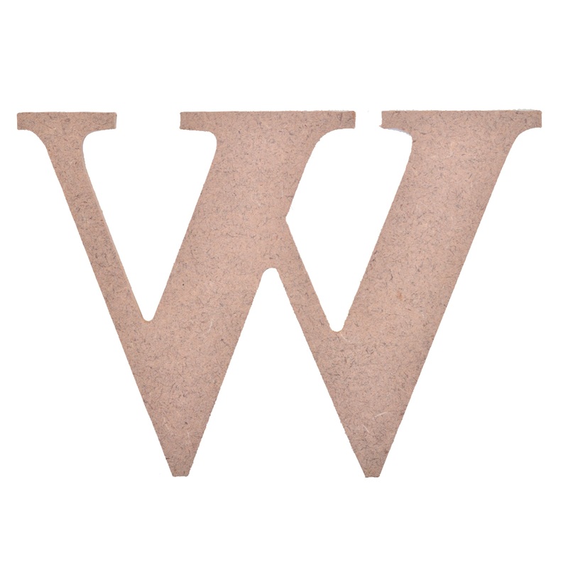 Mdf Alphabet Upper Case W 6 X 4Inch 5.5Mm Thick 1Pc Lb