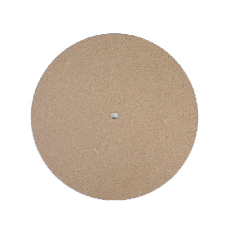 Mdf Clock Face 10Inch Dia 5.5Mm Thick 1Pc Lb