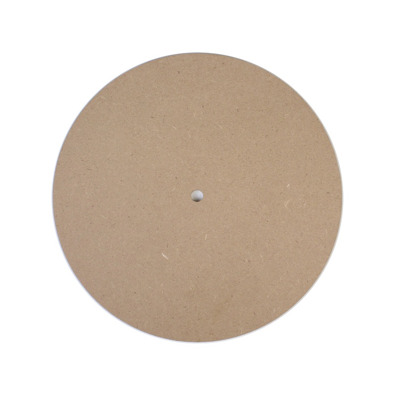 Mdf Clock Face 12Inch Dia 5.5Mm Thick 1Pc Lb
