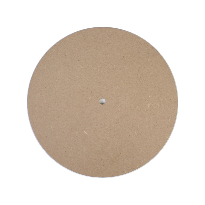 Mdf Clock Face 7Inch Dia 5.5Mm Thick 1Pc Lb