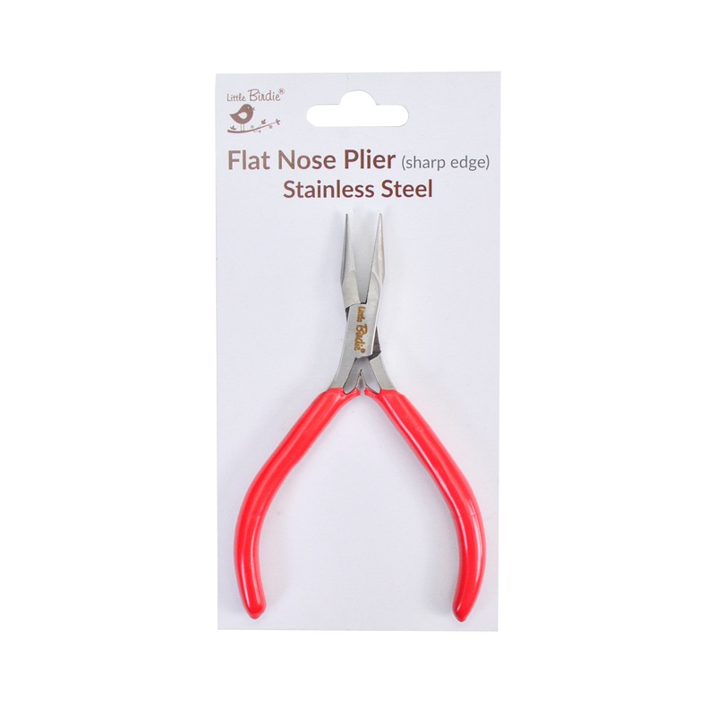 Sharp Edge Flat Nose Plier Stainless Steel 1Pc Pbci Lb