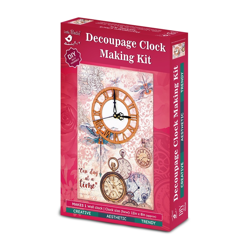 Diy Decoupage Clock Making Kit