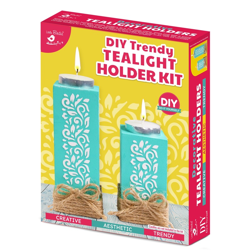 Diy Trendy Tealight Holder Kit 2Set 1Box
