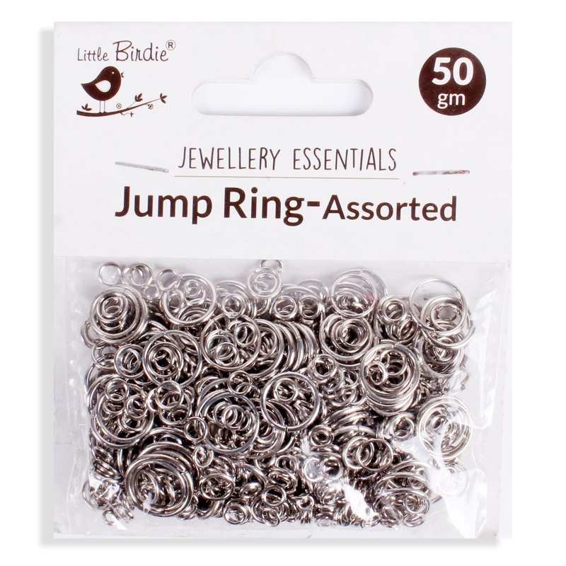 Findings Asst Jumpring 14Mm 12Mm 10Mm 8Mm 6Mm 4Mm 3Mm Nickel 50Gm