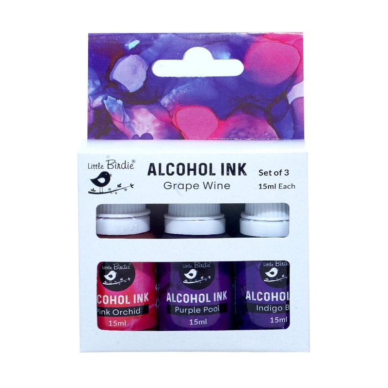 Alcohol Ink Grape Wine 15Ml 3Pc Pack Lb