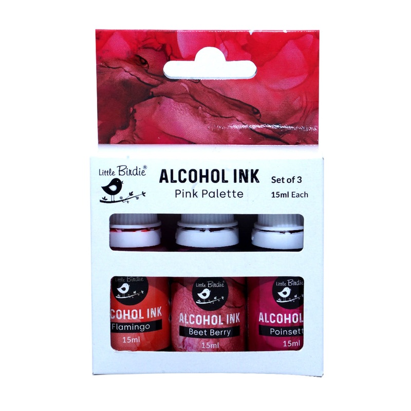 Alcohol Ink Pink Palette 15Ml 3Pc Pack Lb