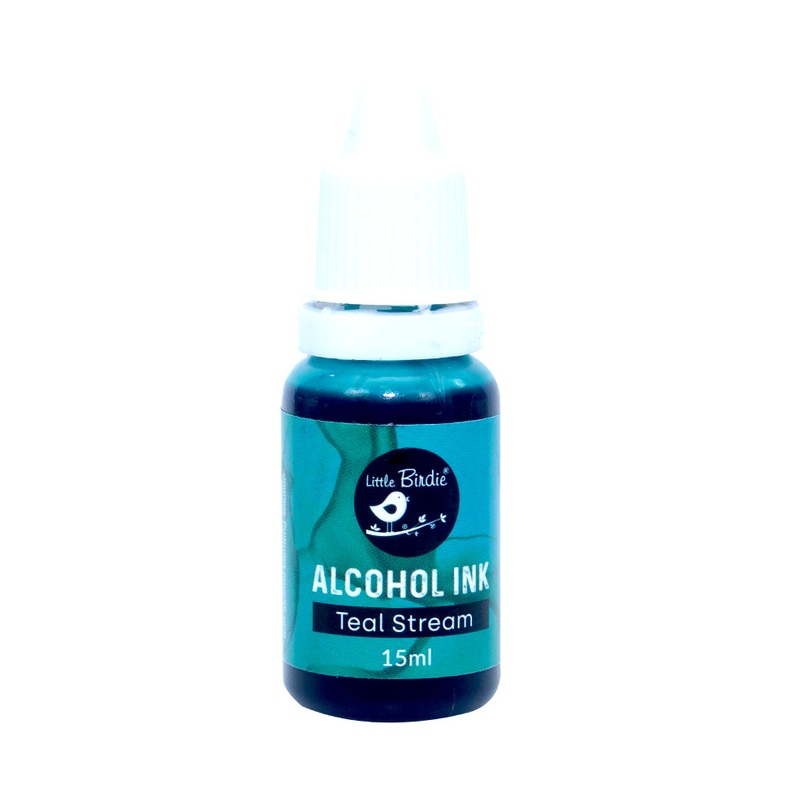 Alcohol Ink Teal Stream 15Ml 1Pc Lb – VC