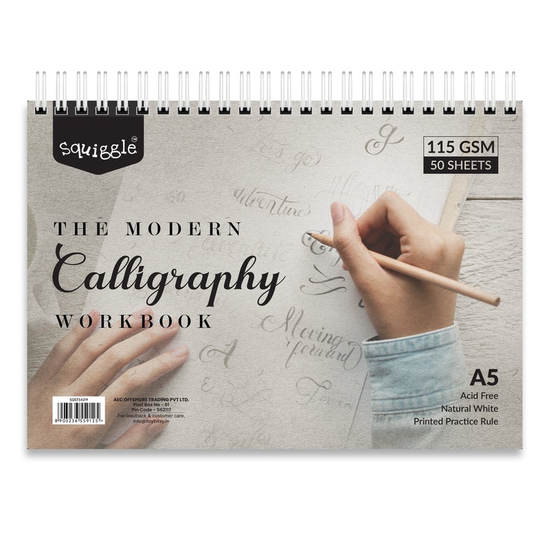 Calligraphy Work Book Wiro Binding A5 115Gsm 50Sheets 1Book Lb