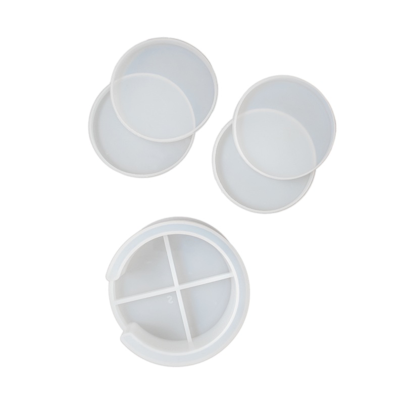 Silicone Mould Coaster And Stand Set H1.5 X 5inch Dia 1pc