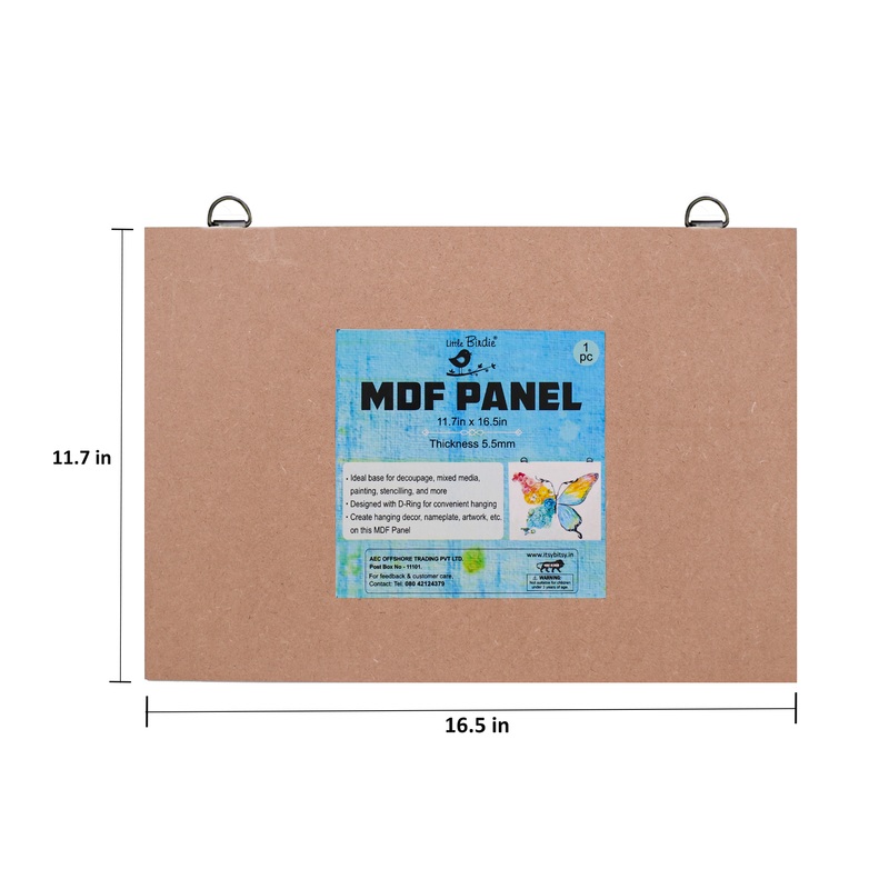 Mdf Hanging Panel With D Ring A3 5.5Mm Thick 1Pc Sw Lb