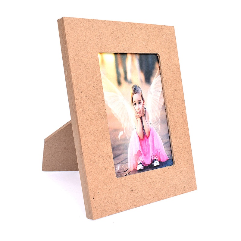 Mdf Photo Frame With Stand 3 X 4.5Inch 5.5Mm Thick 1Pc Lb
