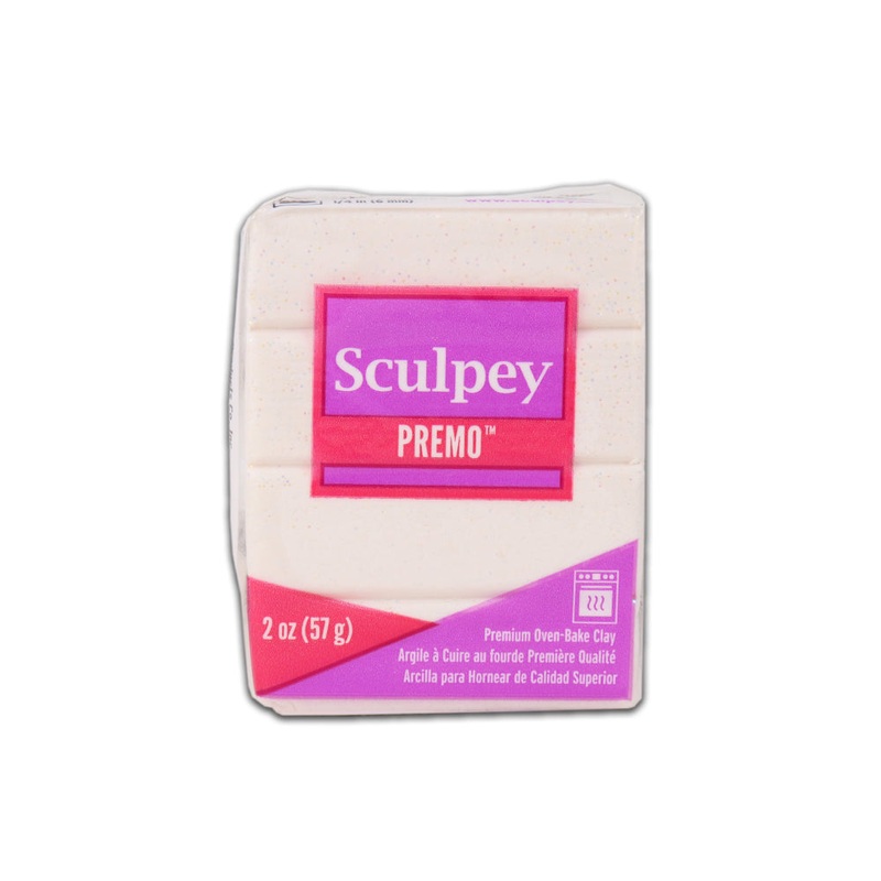 Sculpey Premo Clay Frost White Glitter 2 Oz 57G – VC
